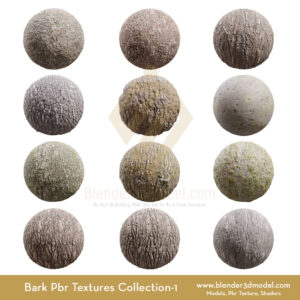 Bark Pbr Textures Collection 1