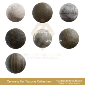 Concrete Pbr Textures Collection 1
